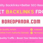 购买Boredpanda高质量客座博客外链 DR85
