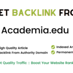 购买Academia.edu高质量edu外链 DR91