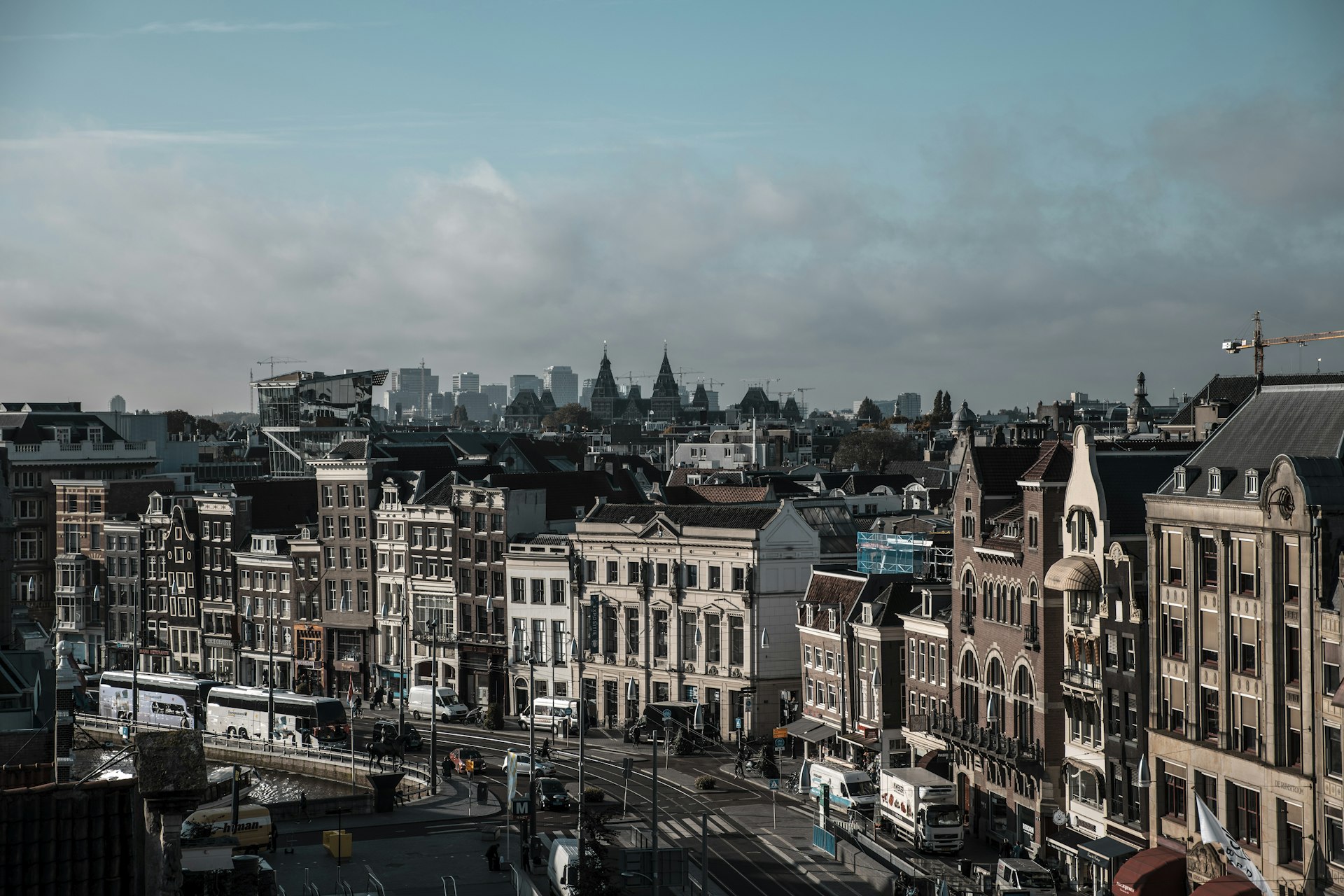 Amsterdam skyline