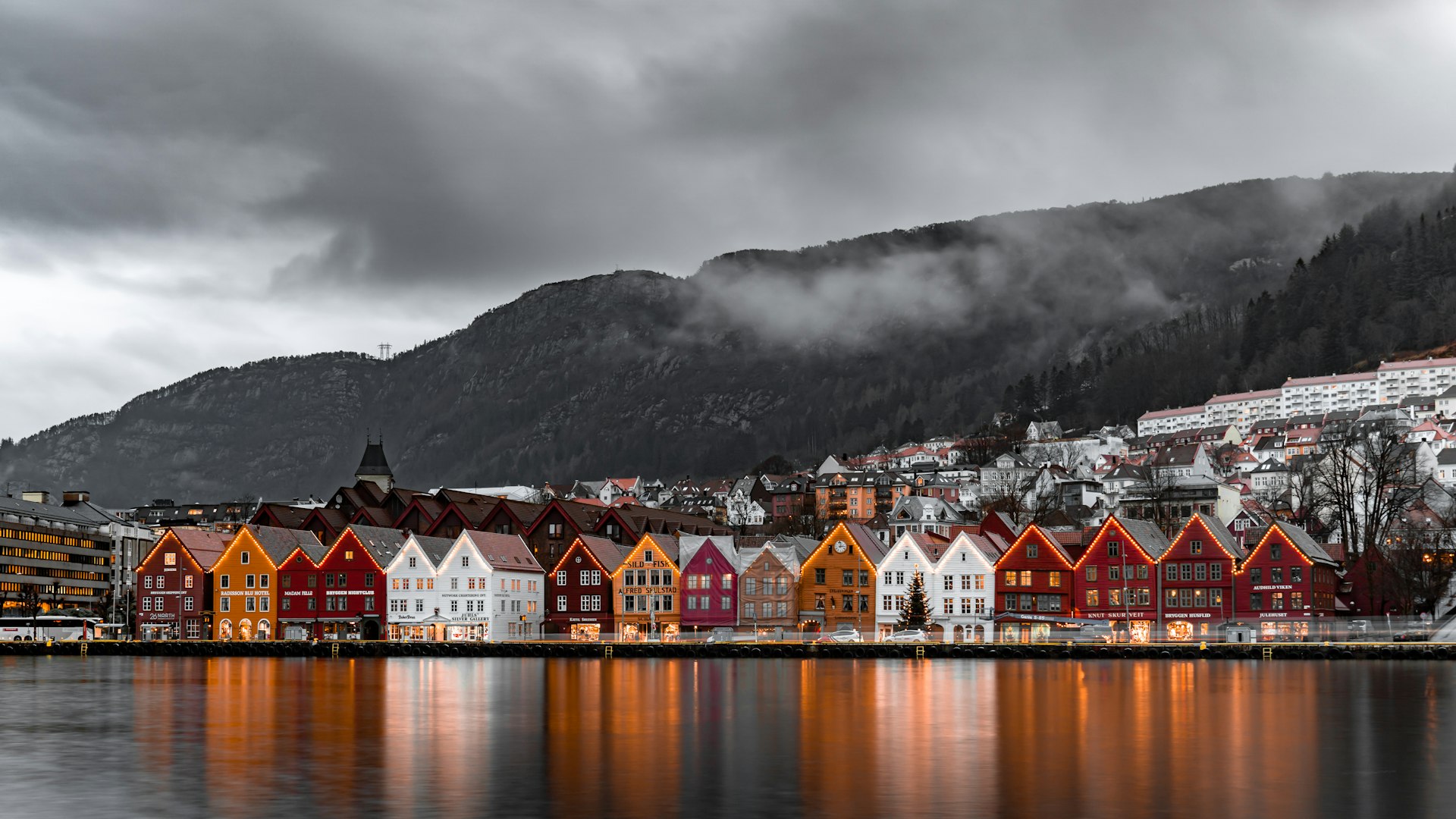 Bergen skyline