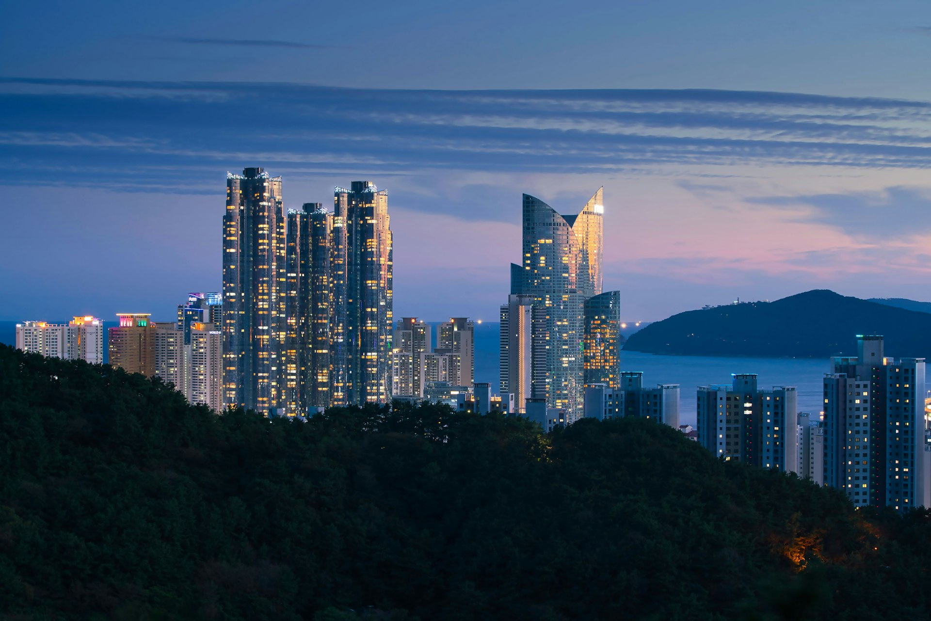 Busan skyline